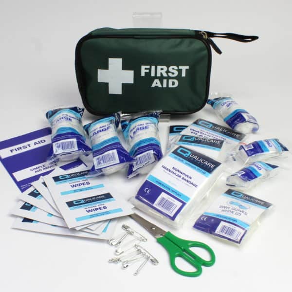 BS85991 Travel First Aid Green Box Advantage First Aid