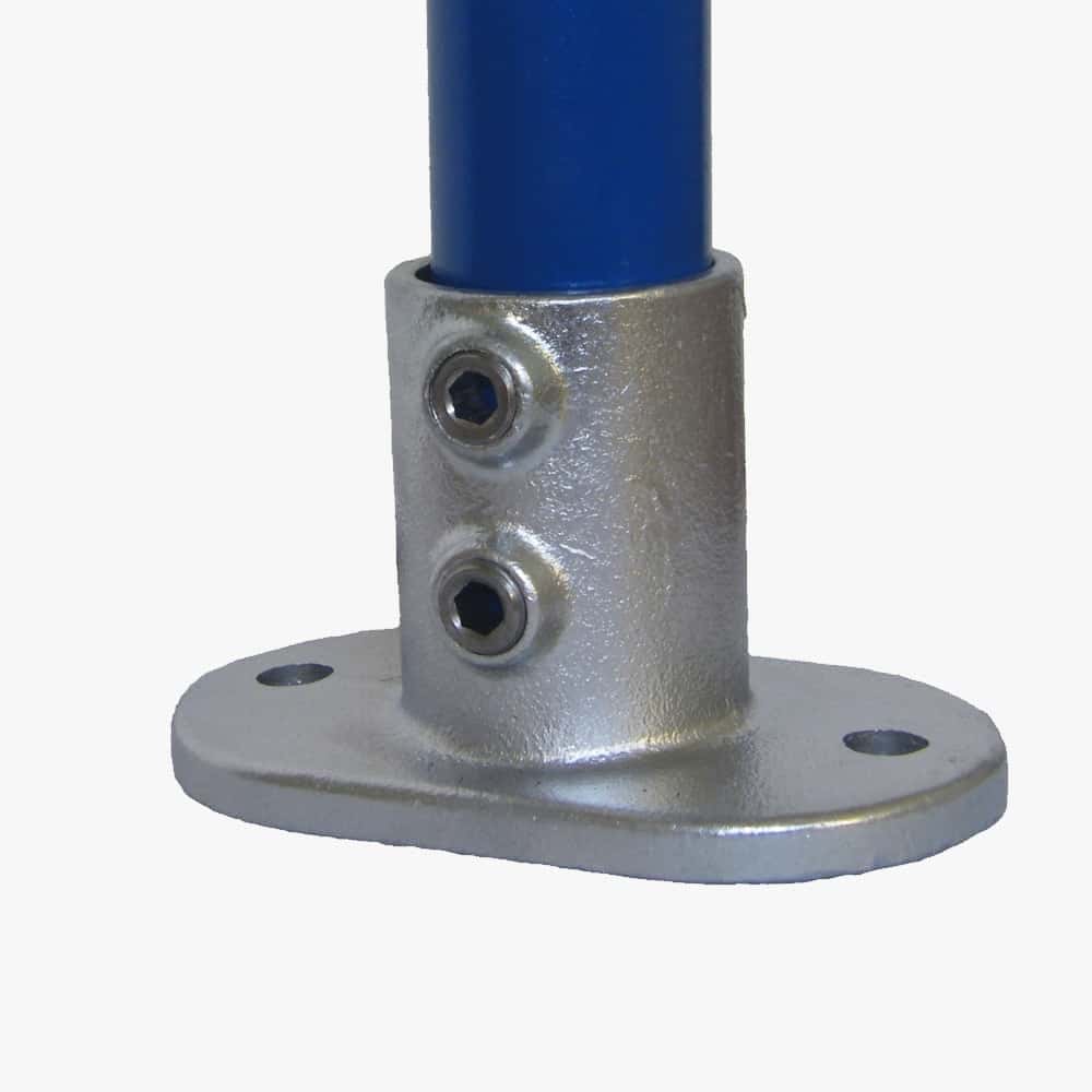 QuickFit Railing Base Plate Fitting 32NB/42OD Advantage Industries