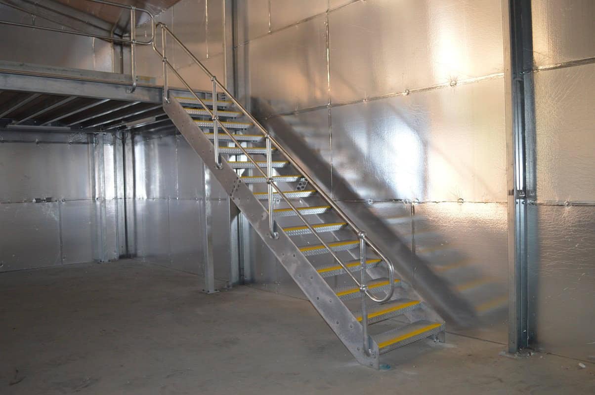 Prefab Stairs Industrial Steel Staircases Prefabricated Metal Stairs