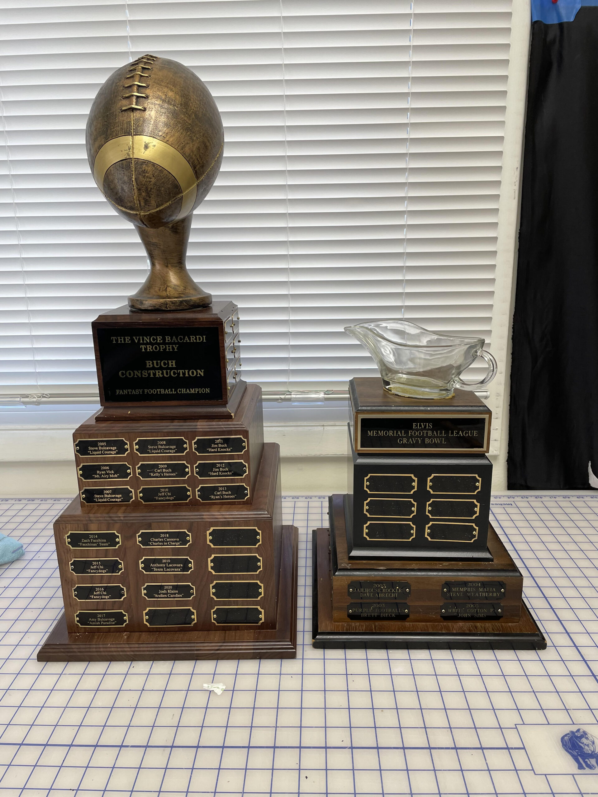 Custom Fantasy Football Trophies HUGE! Starting at 90 Advantage