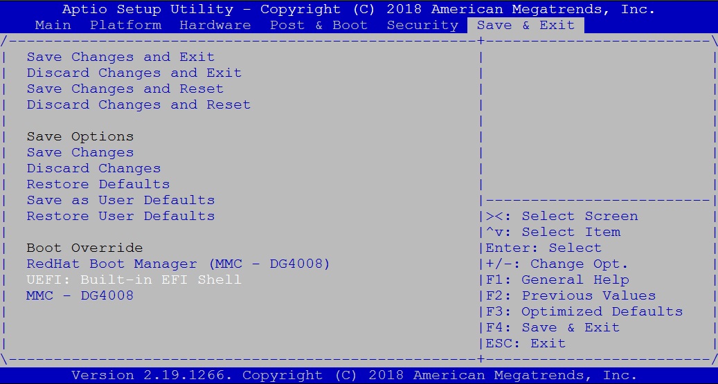 FWA1012VC/FWA1112VC BIOS UEFI flash method by AMI flashing utility