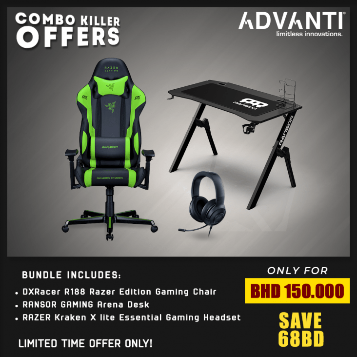 Combo Killer OfferR3 v2 DXRacer R188 Razer Special