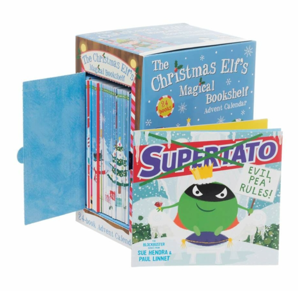The Christmas Elf's Magical Bookshelf Advent Calendar Contains 24
