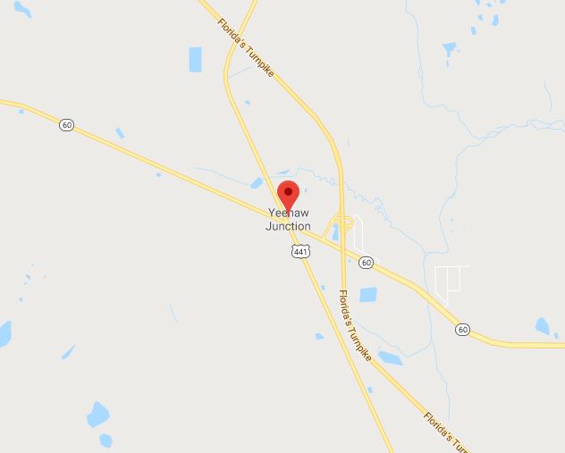 Tuesday, December 12, 2017 Yeehaw Junction, Florida Jeanne & Walt's