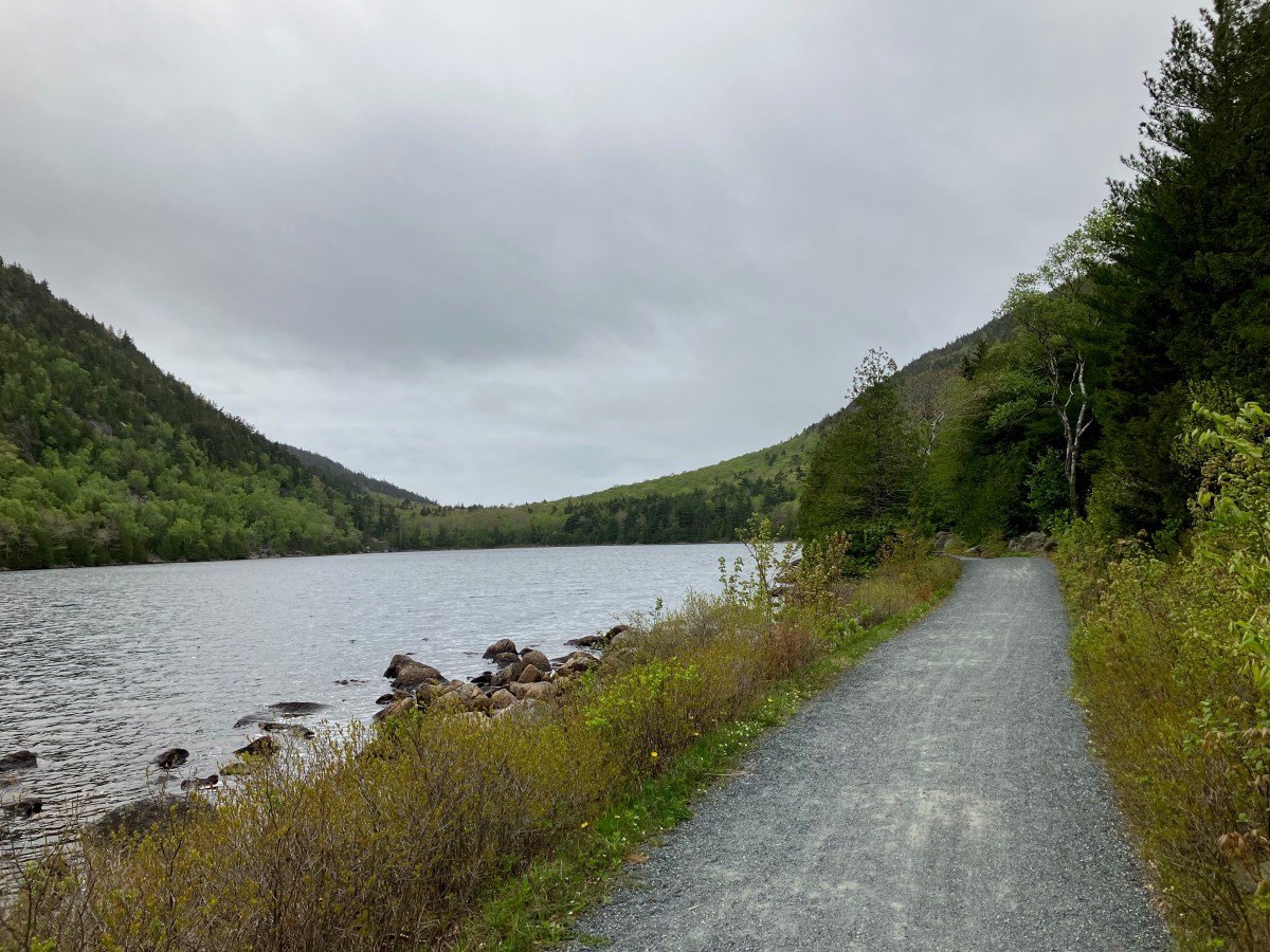 Solo Adventure Bubble Pond to Jordan Pond Carriage Road walk in Acadia