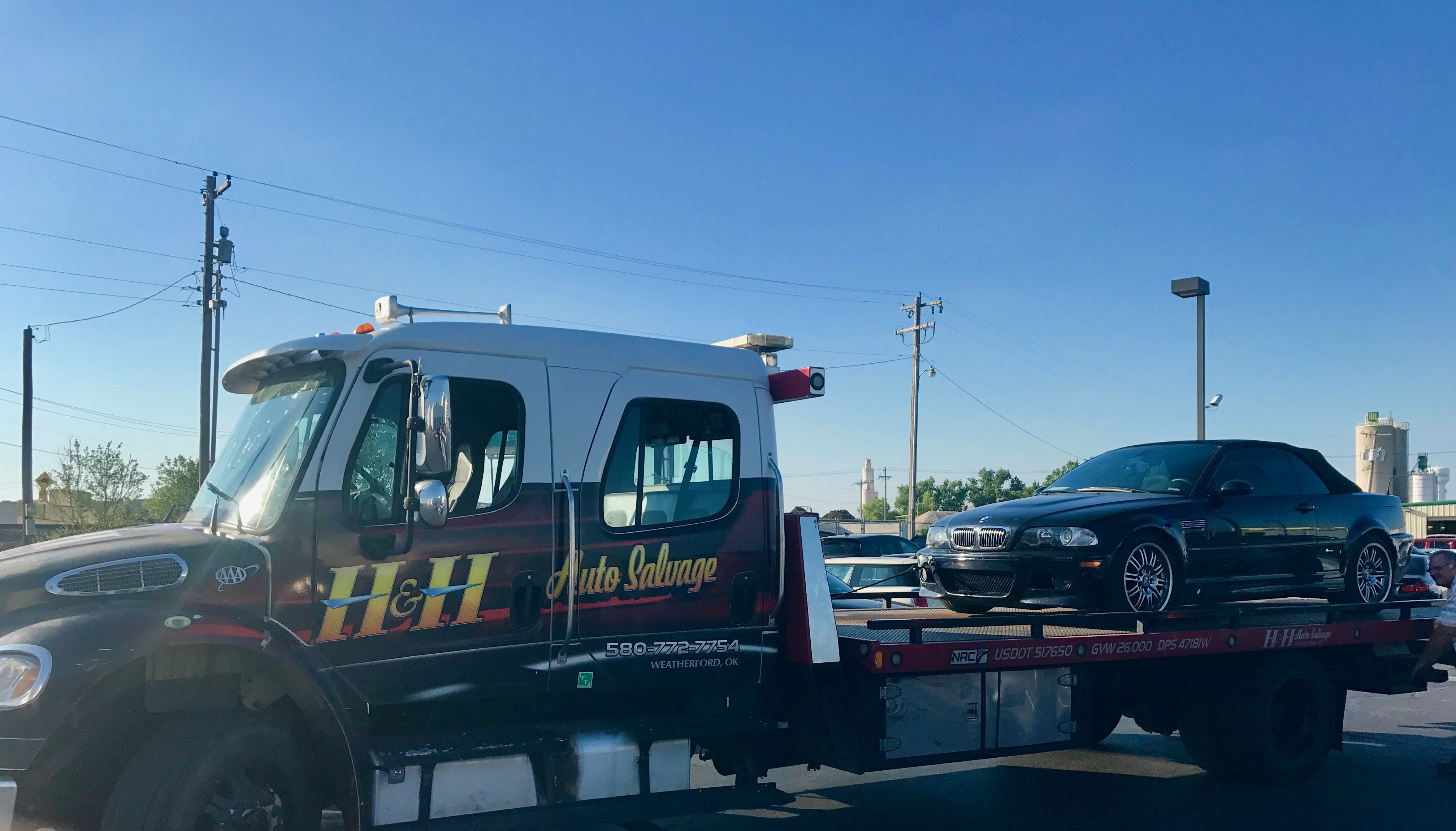 Tow Truck at Dealership Adventure Hermit Travel & Adventure