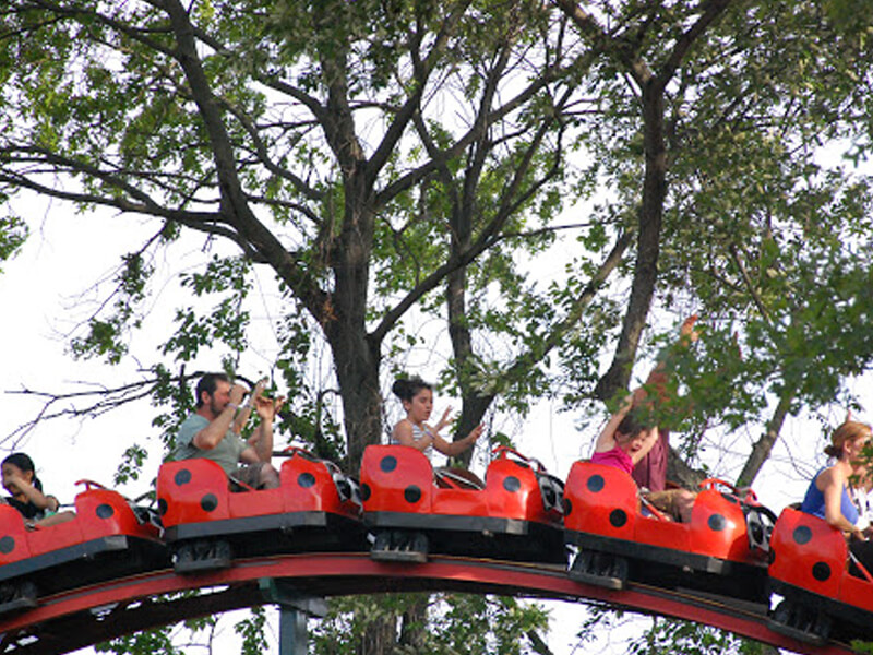 Lady Bug Coaster Adventureland Amusement Park Long Island New York