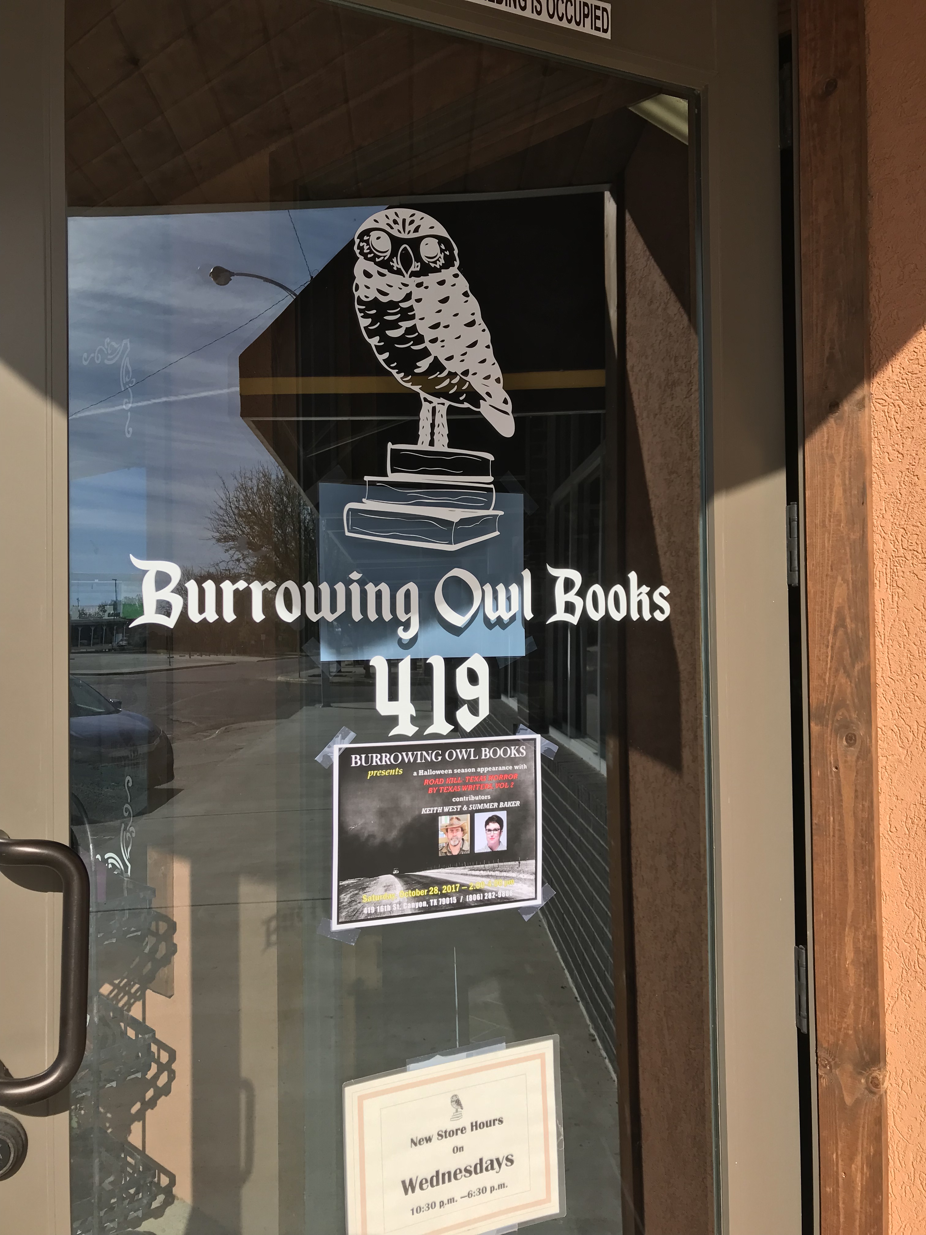 Signing at Burrowing Owl Books Adventures Fantastic