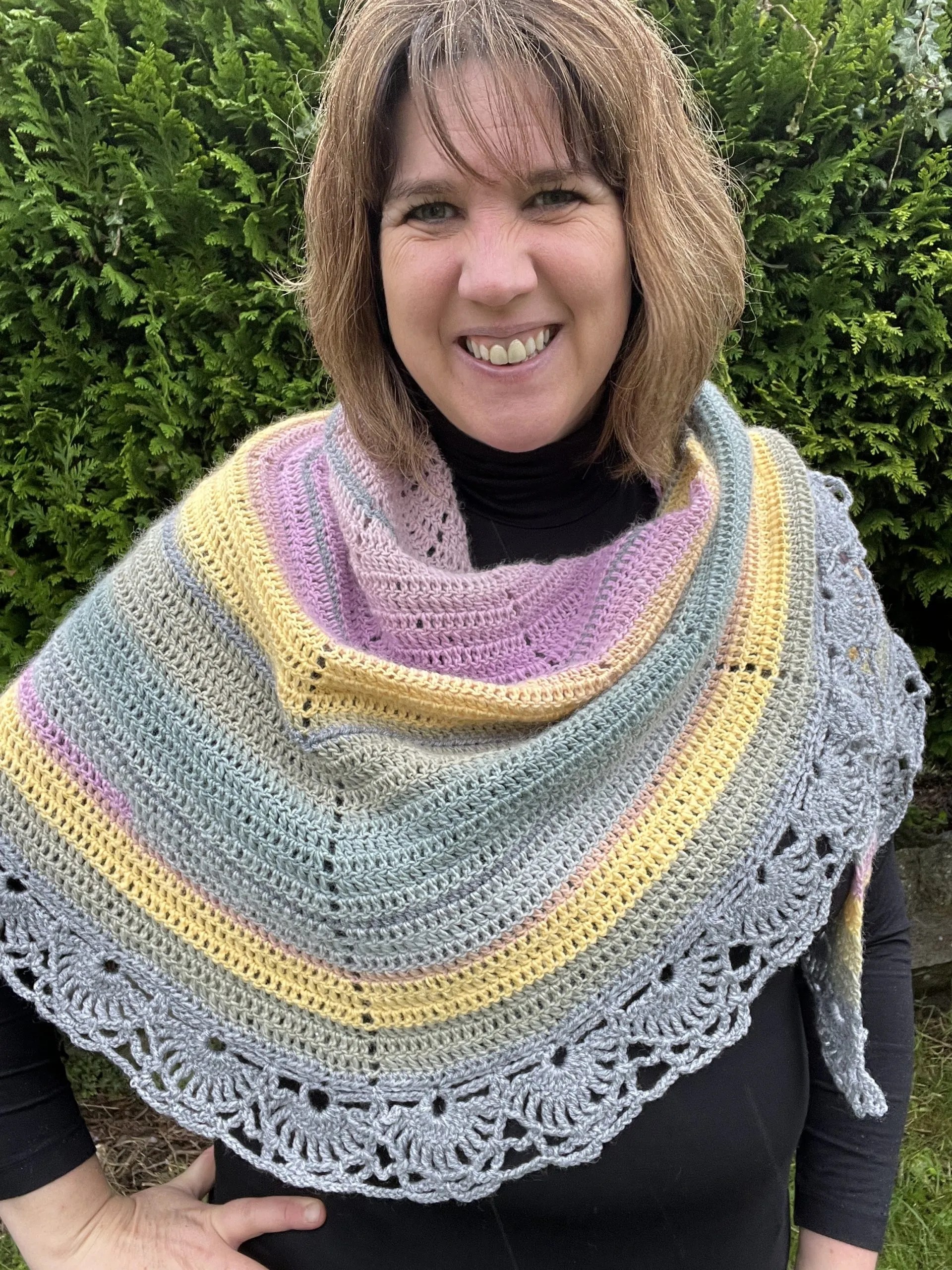 Wrap Me Up Crochet Shawl Pattern PDF Adventures in Crafting