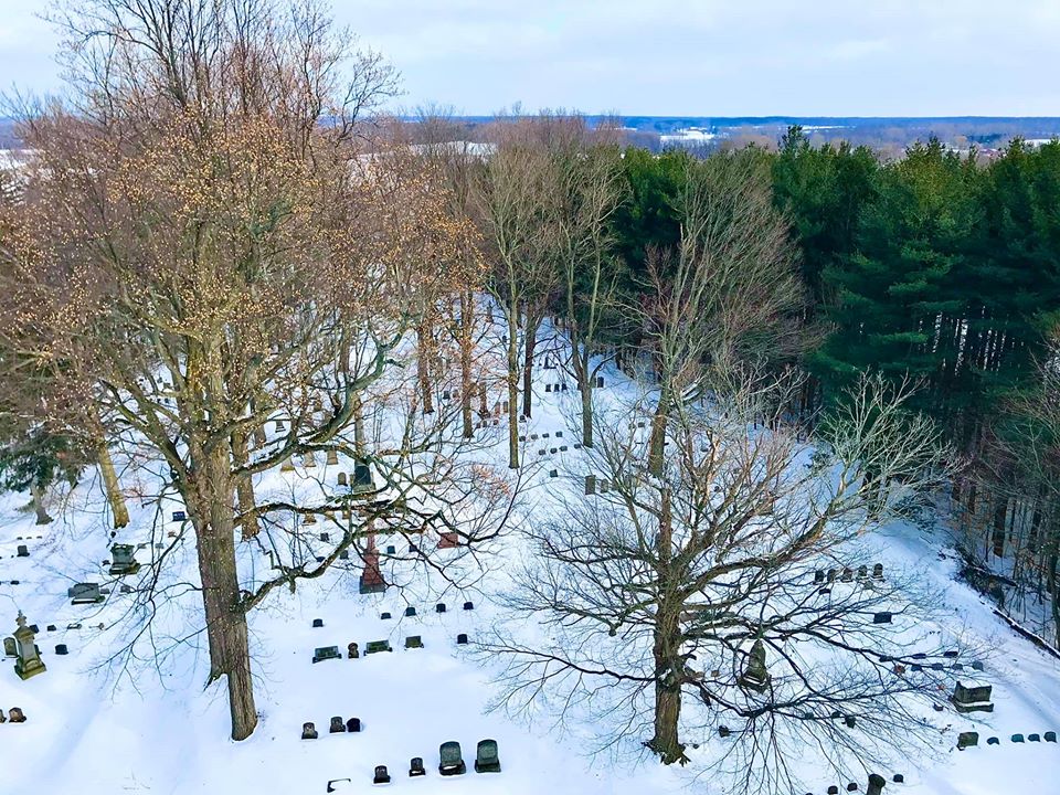 Soldier & Sailor Monument Tower at Mount Albion Cemetery Albion, NY
