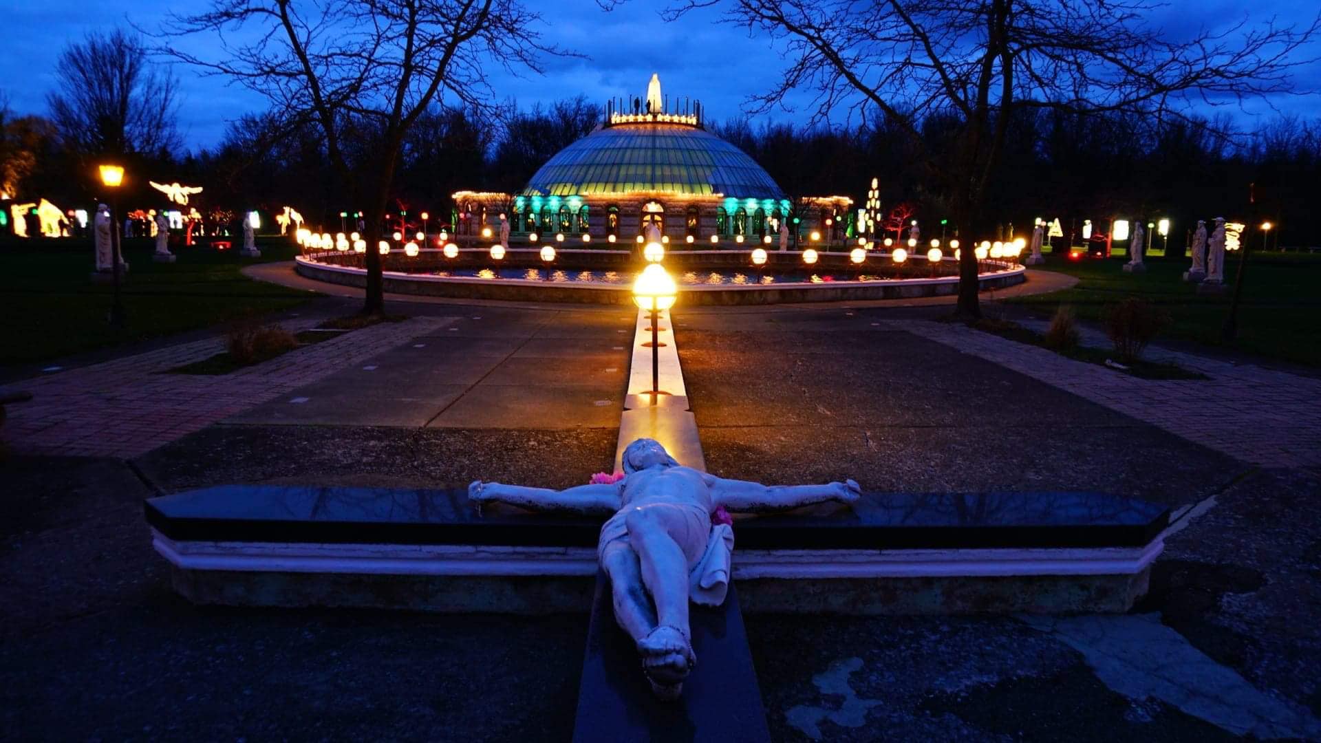 Festival of Lights at the Our Lady of Fatima Shrine Youngstown, NY