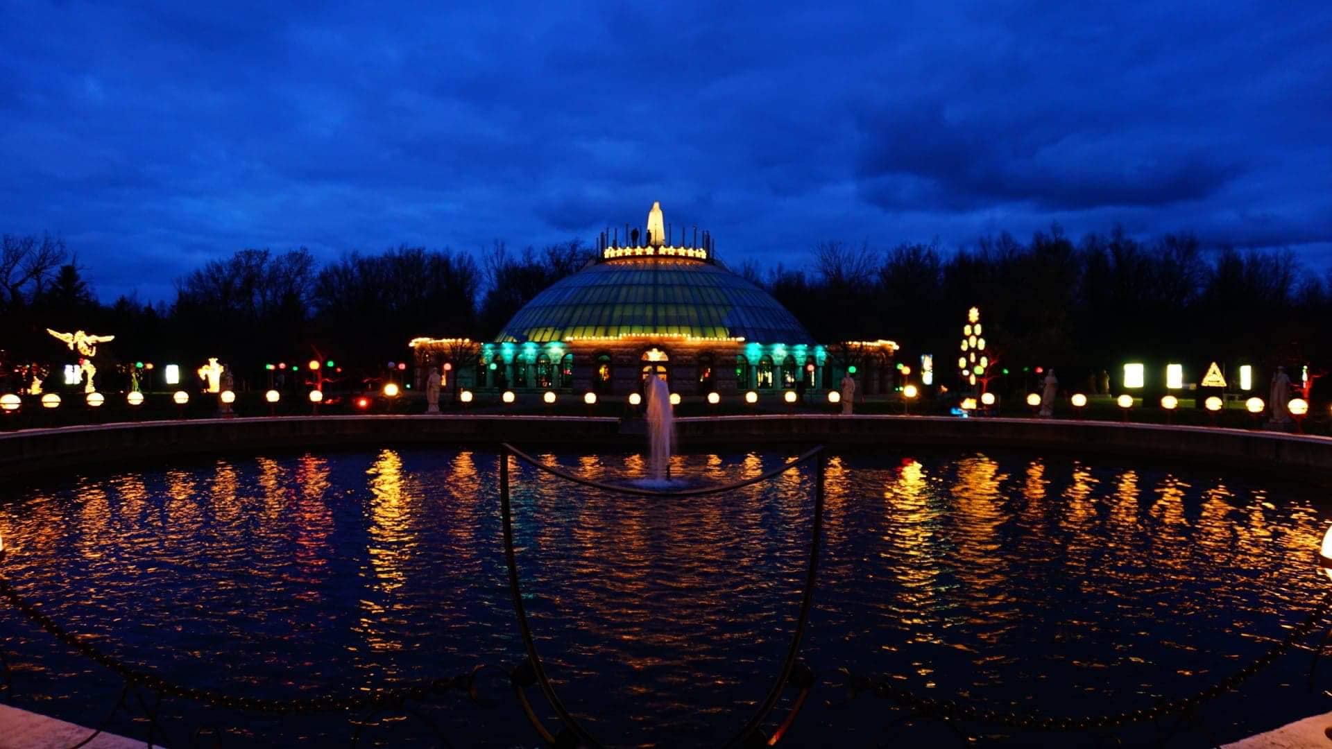 Festival of Lights at the Our Lady of Fatima Shrine Youngstown, NY