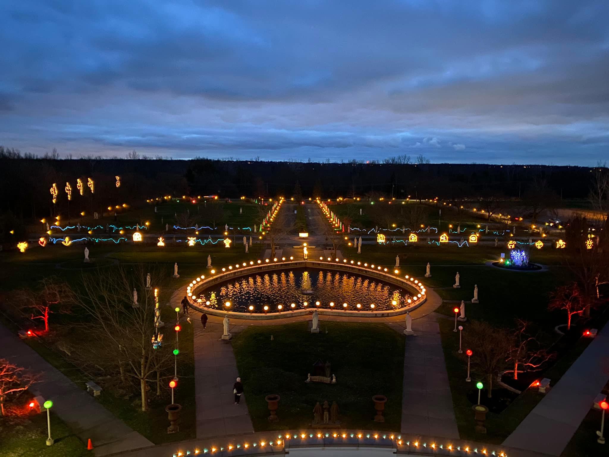 Festival of Lights at the Our Lady of Fatima Shrine Youngstown, NY