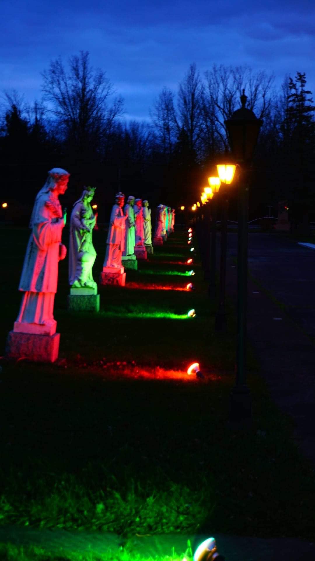 Festival of Lights at the Our Lady of Fatima Shrine Youngstown, NY