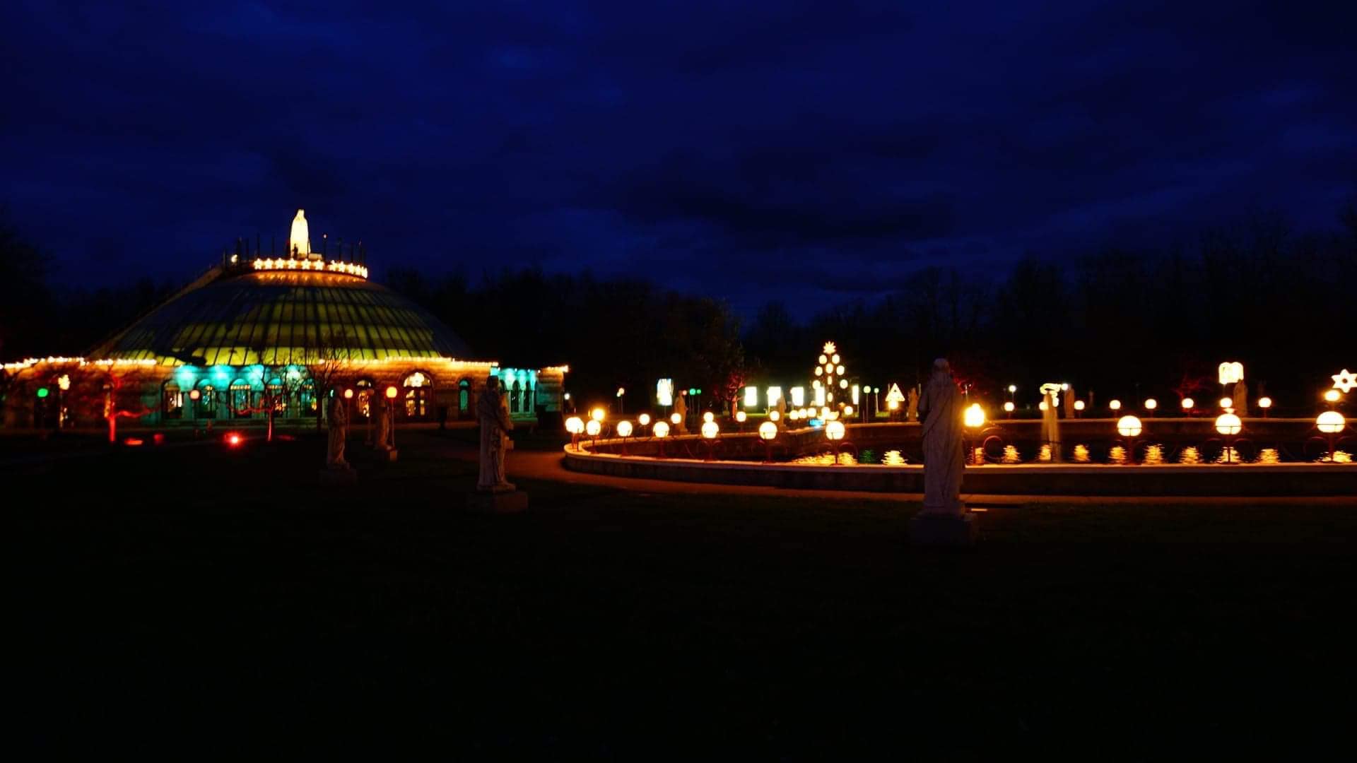 Festival of Lights at the Our Lady of Fatima Shrine Youngstown, NY