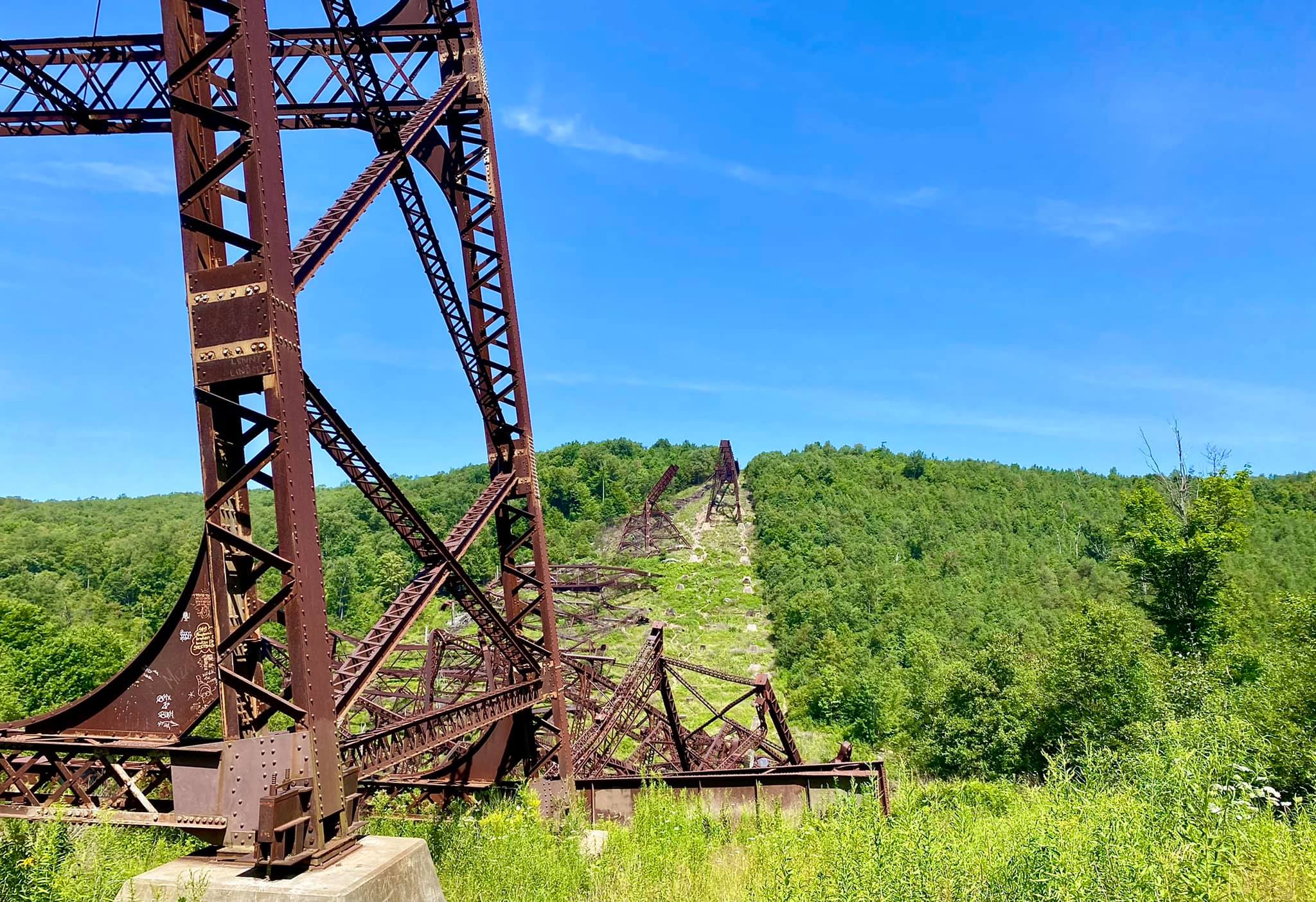 Kinzua Bridge State Park & Skywalk Mount Jewett, PA Adventures in New York