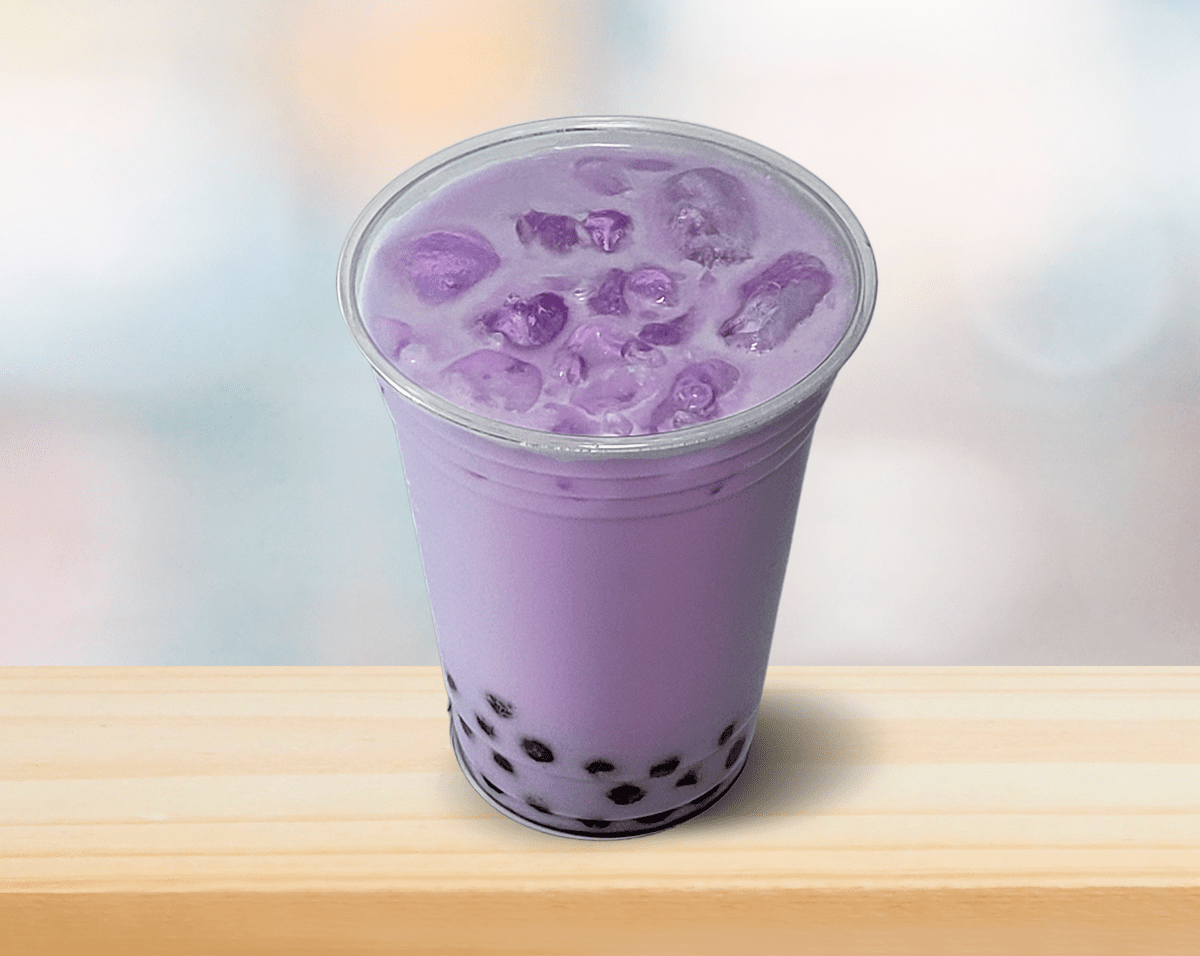 Real (Fresh) Taro Milk Tea Boba Tea Series Adventures of Carlienne