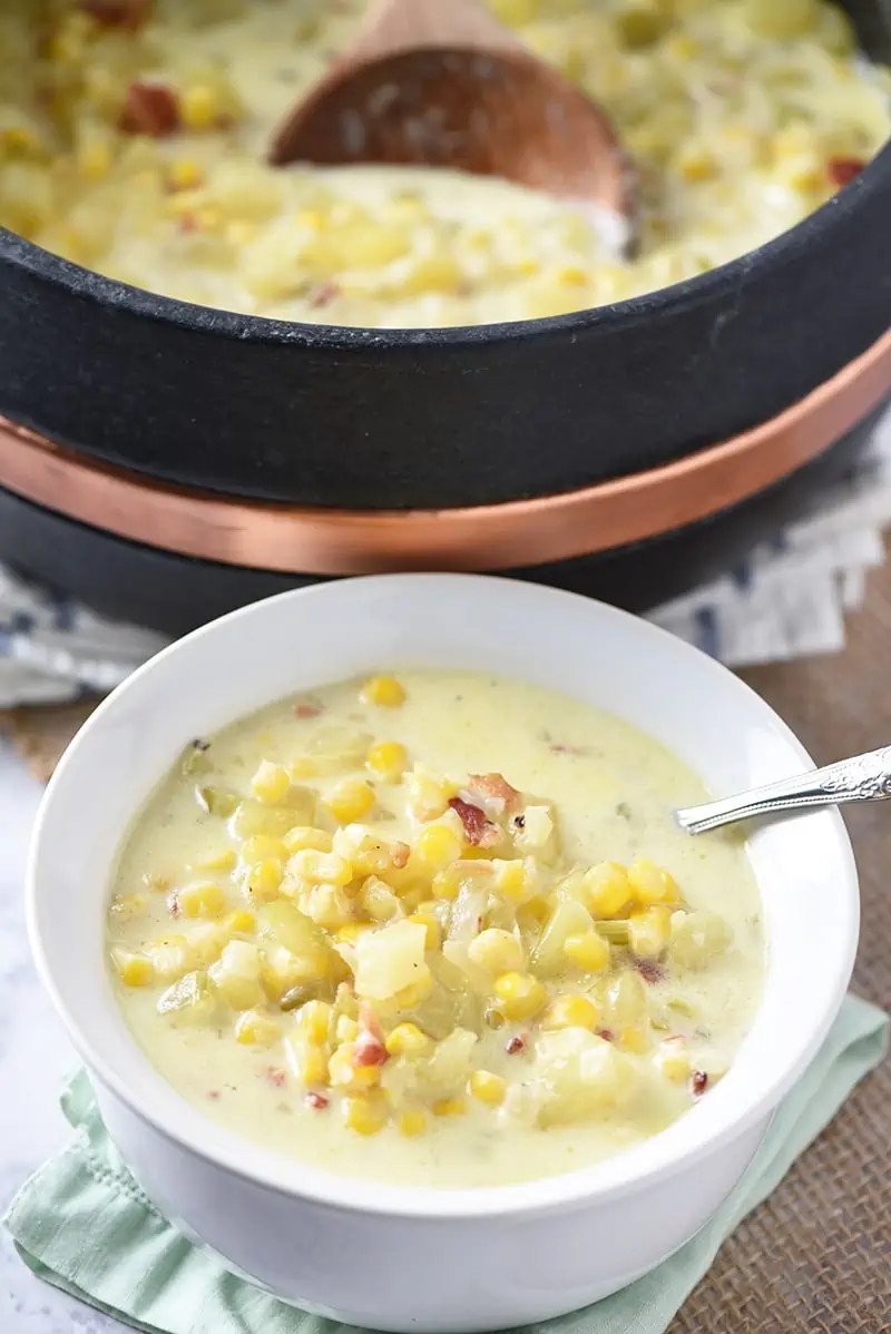 Creamy Potato Corn Chowder Adventures of Mel