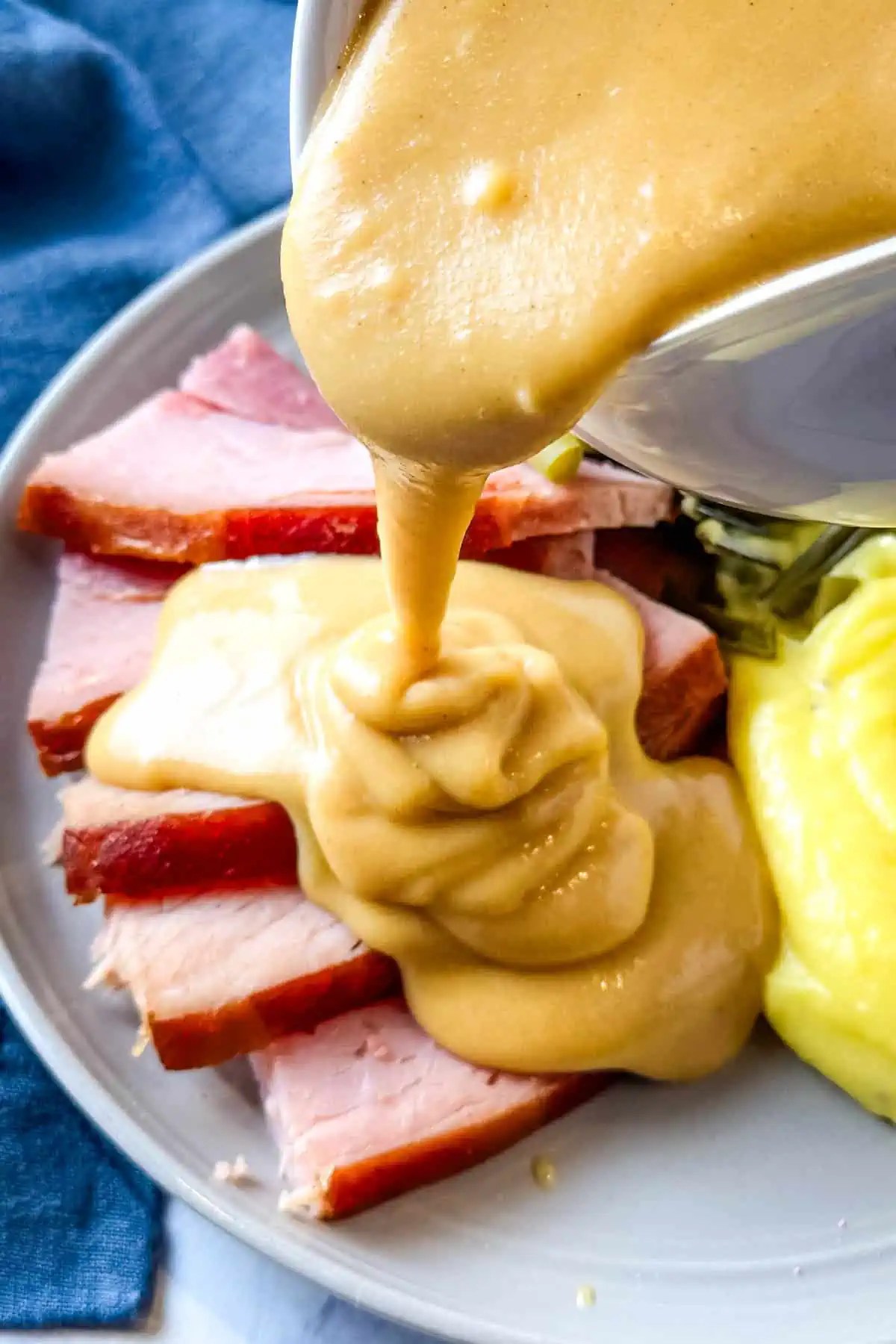 Easy Ham Gravy Recipe {How to Make with Drippings} Adventures of Mel