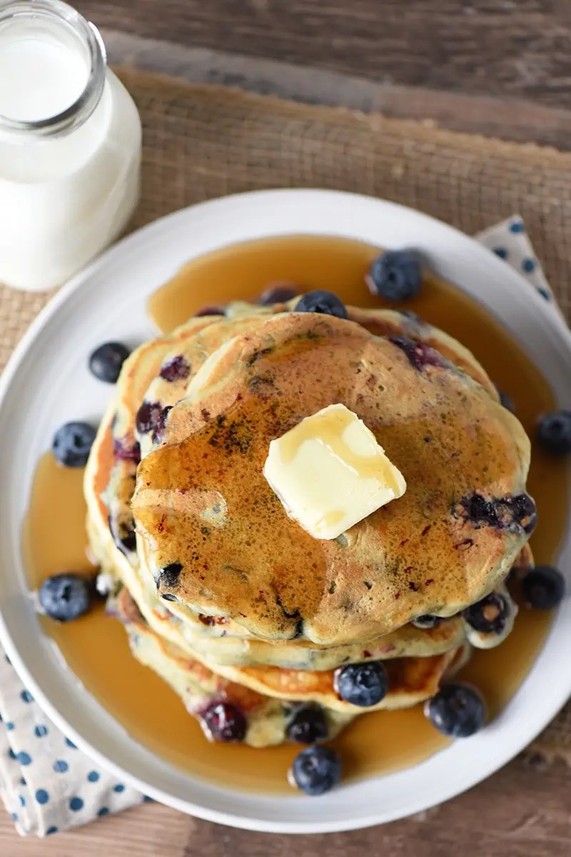 Blueberry Buttermilk Pancakes Adventures of Mel