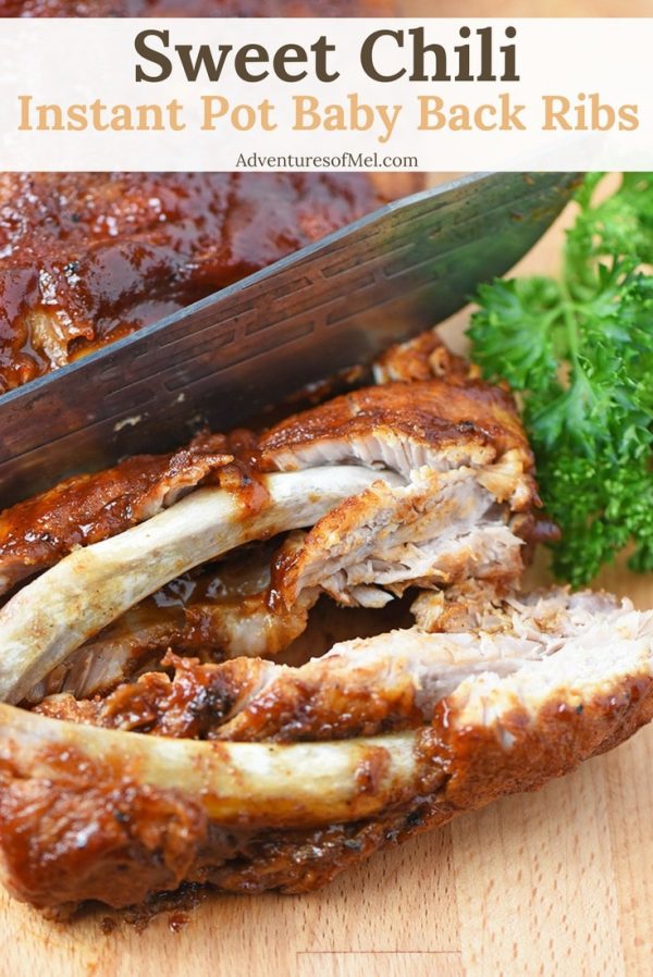 Sweet Chili Instant Pot Baby Back Ribs Adventures of Mel