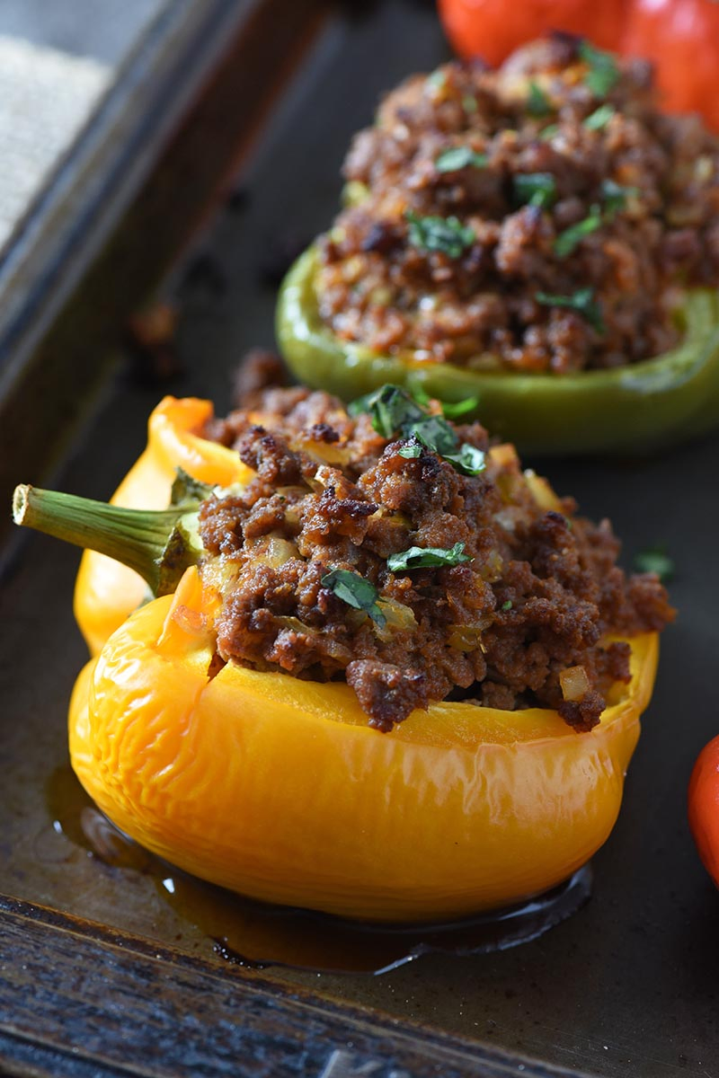 Sloppy Joe Stuffed Peppers Adventures of Mel