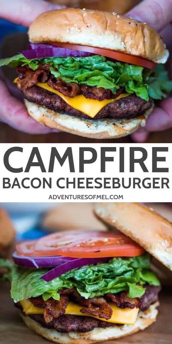 Ultimate Campfire Bacon Cheeseburger Adventures of Mel