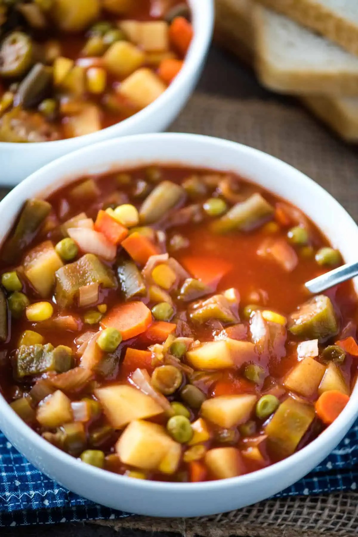 Easy CrockPot V8 Vegetable Soup Made with Juice Adventures of Mel