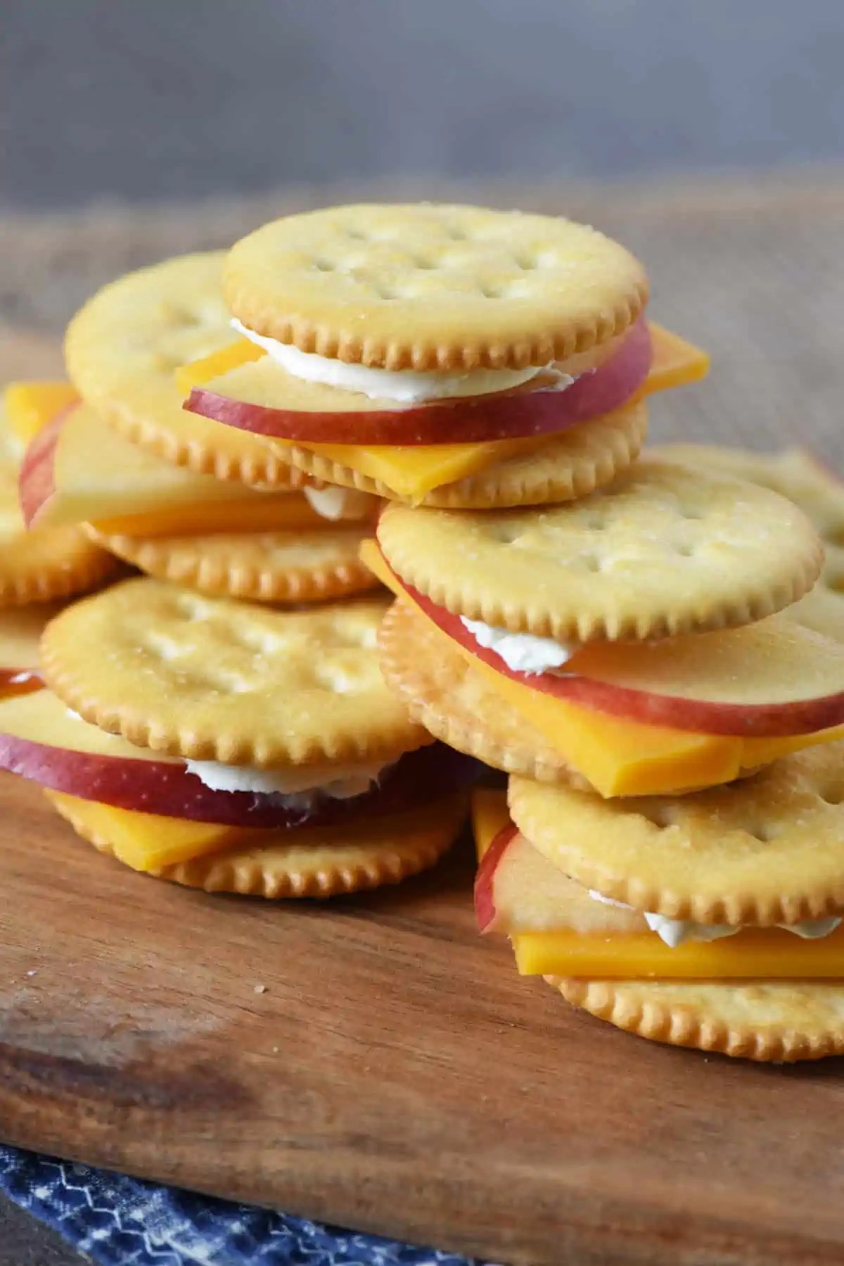 Easy Apple Cheese and Crackers Snacks Adventures of Mel