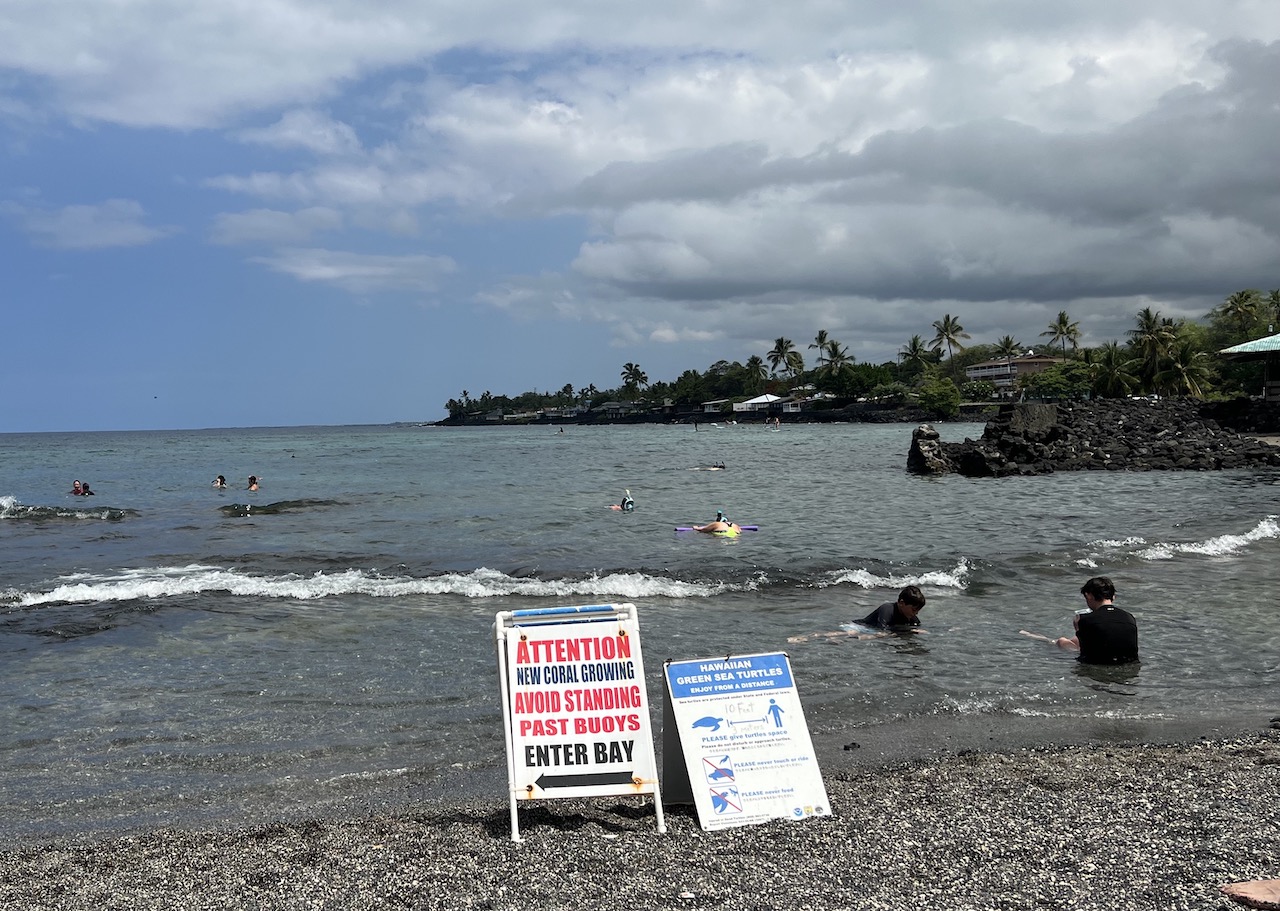 Hawaii Big Island Day 5 Kahalu’u Beach Park and a drive up Mauna Kea