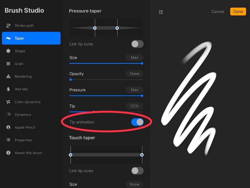 Ultimate Guide to Procreate Brush Taper Settings Adventures with Art