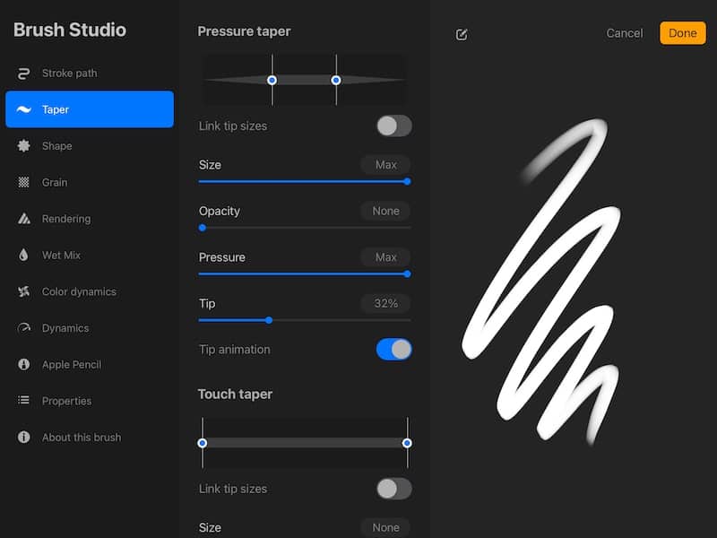 Ultimate Guide to Procreate Brush Taper Settings Adventures with Art