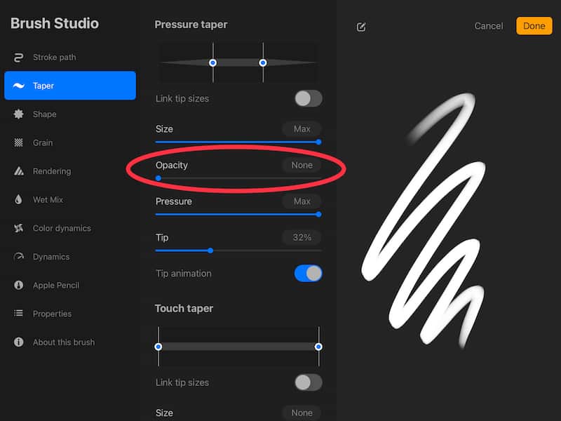 Ultimate Guide to Procreate Brush Taper Settings Adventures with Art