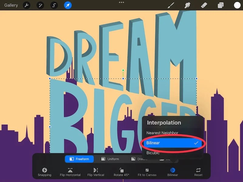 How to Limit Quality Loss When Resizing in Procreate Adventures with Art