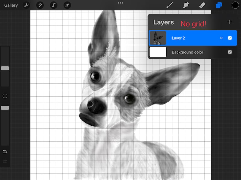 How to Make Grids in Procreate with Drawing Guides Adventures with Art