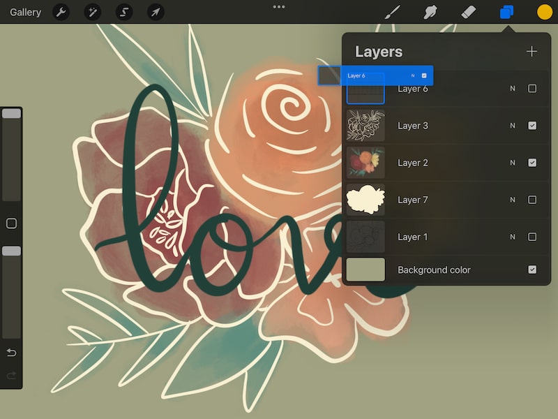 How to Draw Behind + in Front of Layers in Procreate Adventures with Art