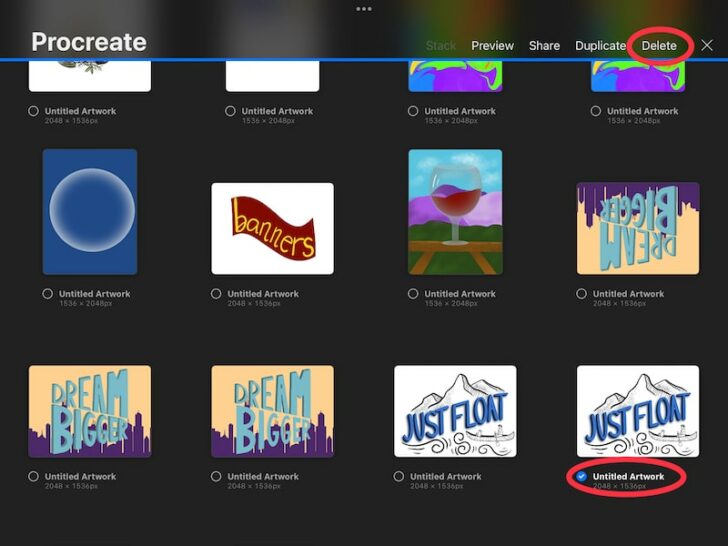 Deleting in Procreate The Ultimate Guide (2024) Adventures with Art