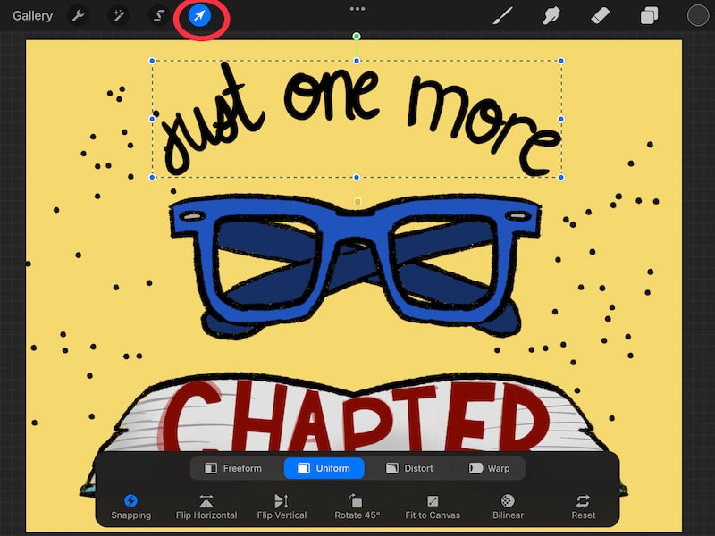 How to Move Objects and Lines in Procreate (2024) Adventures with Art