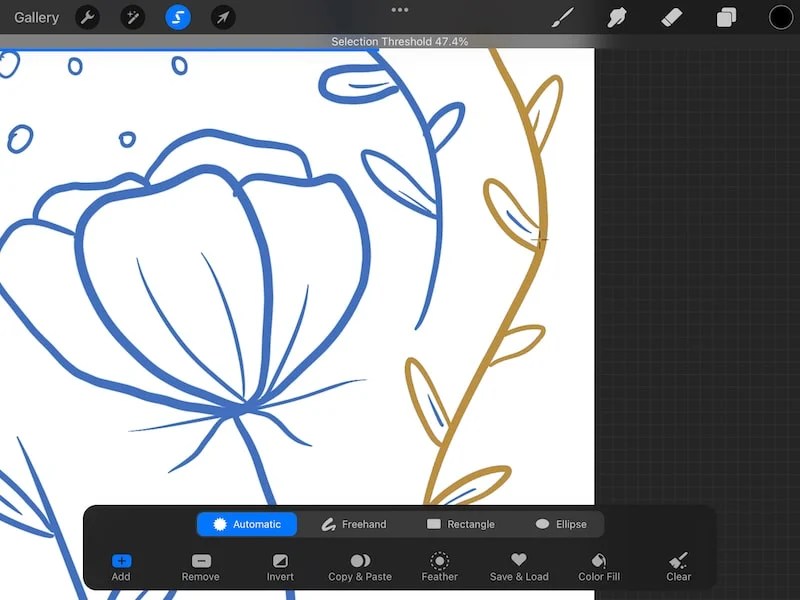 How to Select One Thing in Procreate Adventures with Art