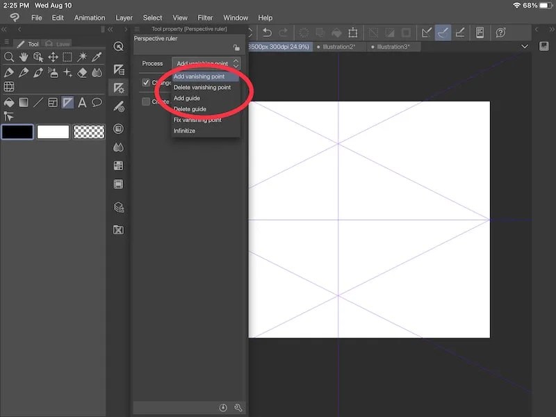 How to Use the Perspective Ruler in Clip Studio Paint Adventures with Art