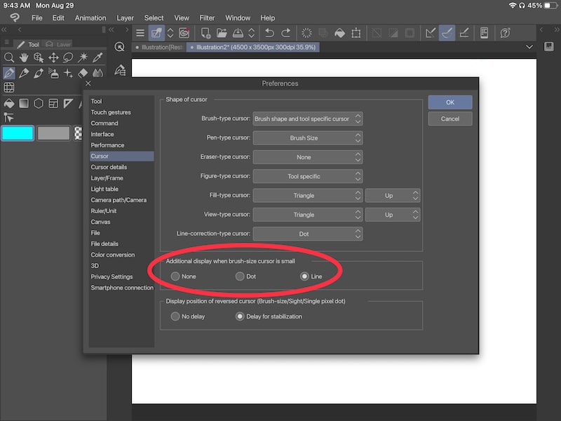 How to Change the Cursor in Clip Studio Paint Adventures with Art