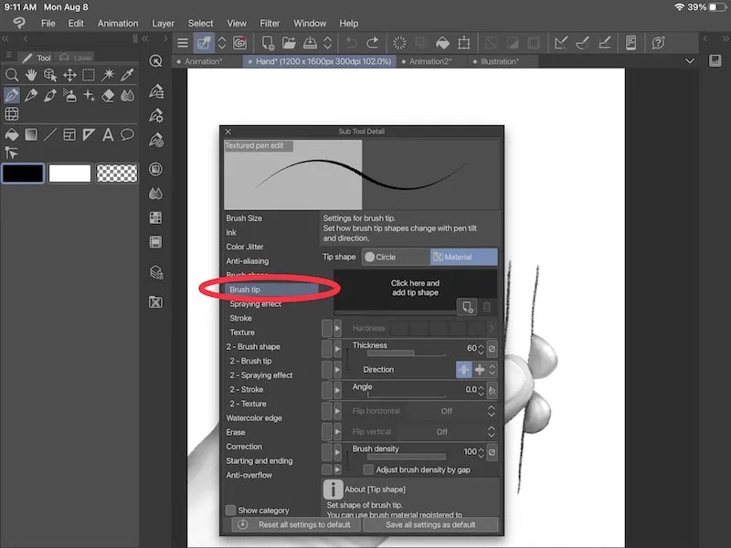 How to Change Brush Shape in Clip Studio Paint Adventures with Art