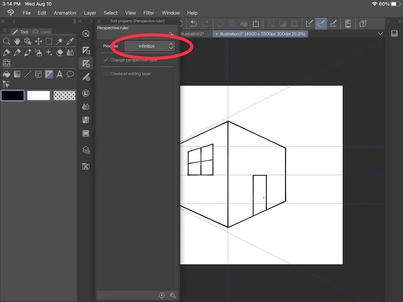 How to Use the Perspective Ruler in Clip Studio Paint Adventures with Art