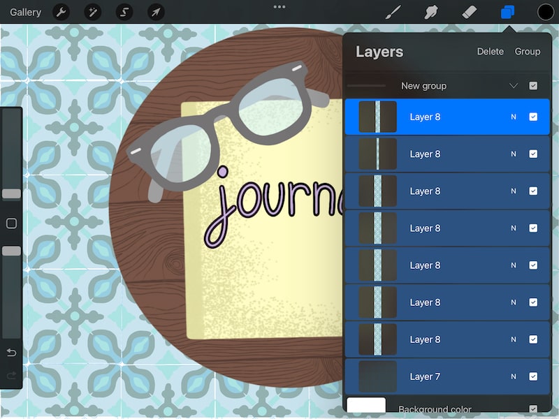 How to Ungroup Layers in Procreate Adventures with Art
