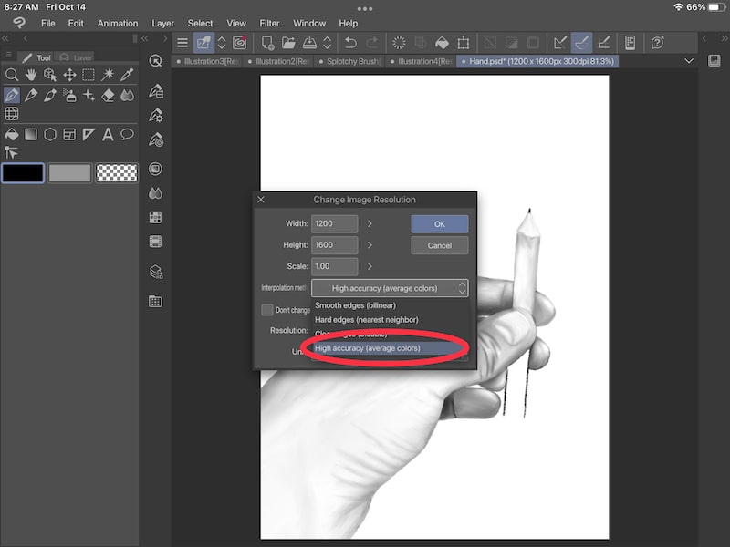How to Limit Quality Loss When Resizing in Clip Studio Paint