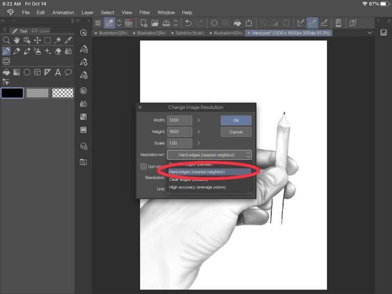 How to Limit Quality Loss When Resizing in Clip Studio Paint
