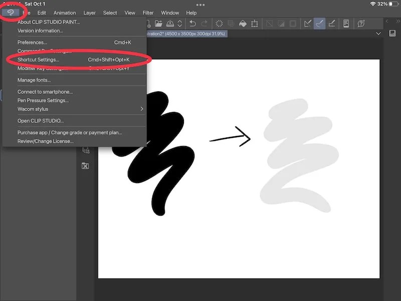 Changing Layer Opacity + Brush Opacity in Clip Studio Paint