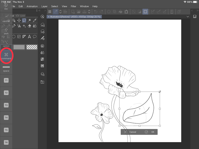 How to Use the Free Transform Feature in Clip Studio Paint Adventures