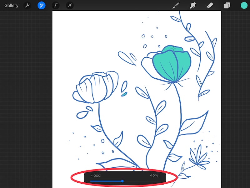 How to Use ColorDrop and Color Fill in Procreate Adventures with Art