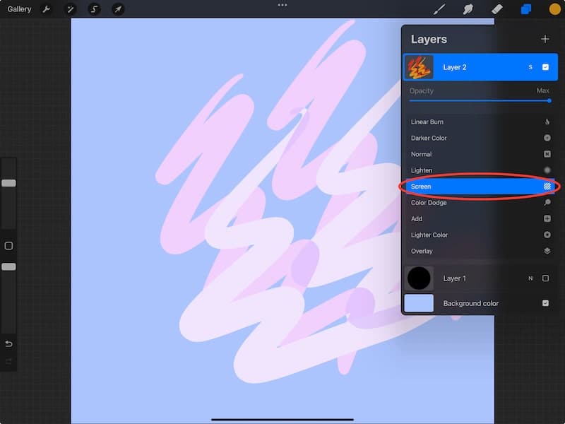 How to Merge Procreate Layers with Different Blend Modes Adventures